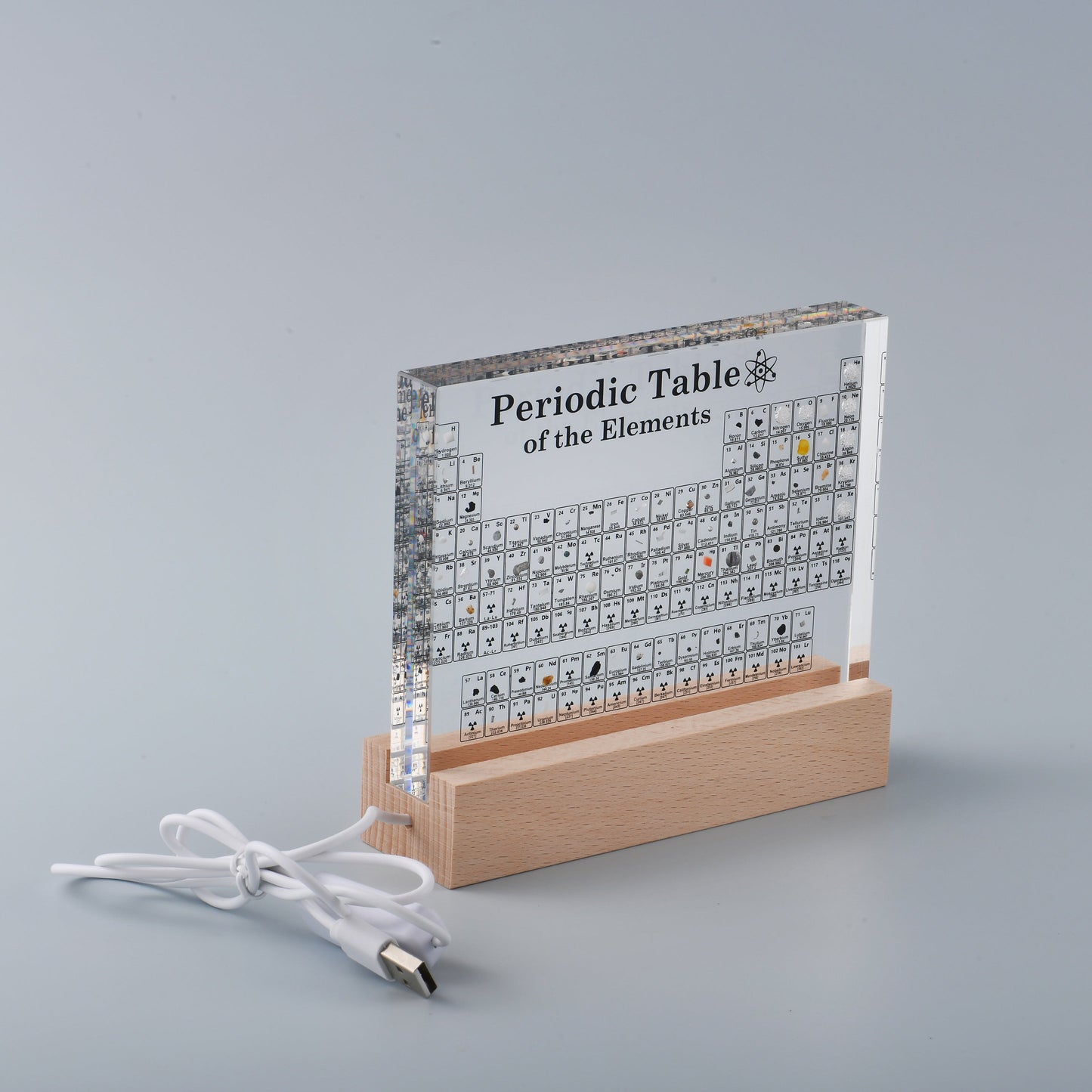 Exhibidor LED de la Tabla Periódica de Elementos