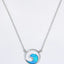 Collier Pendentif Vague en Opale