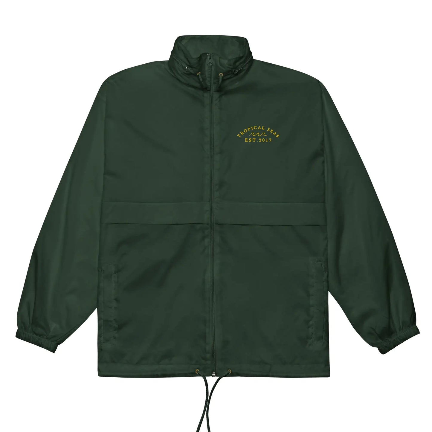 Tropical Seas Embroidered Windbreaker