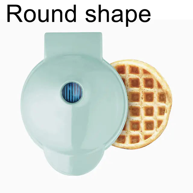 Mini Waffle Maker Eléctrico para Delicias Rápidas y Fáciles