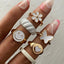 Ensemble de Bagues Vintage Embrace Hands