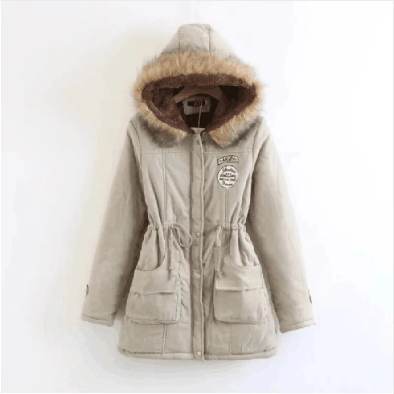 Abrigo de Invierno Estilo Preppy para Mujer