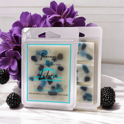 Libra Zodiac Crystal-Infused Premium Coconut-Soy Wax Melts - Korvel