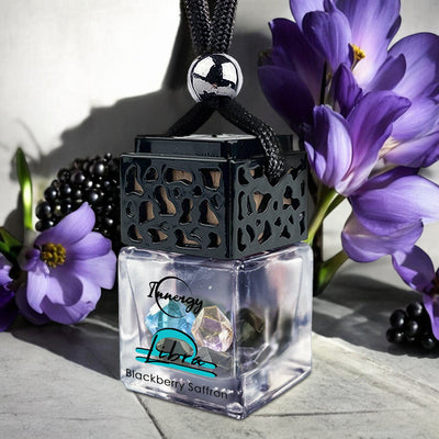 Libra Zodiac Crystal-Infused Car Diffuser - 8ml Air Freshener - Korvel