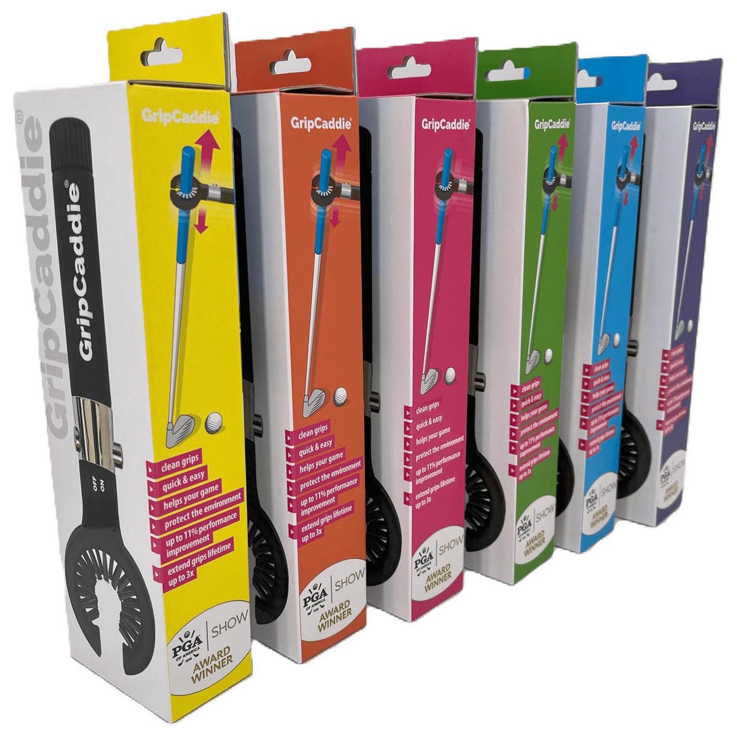 GripCaddie - Cepillo de Limpieza para Palos de Golf