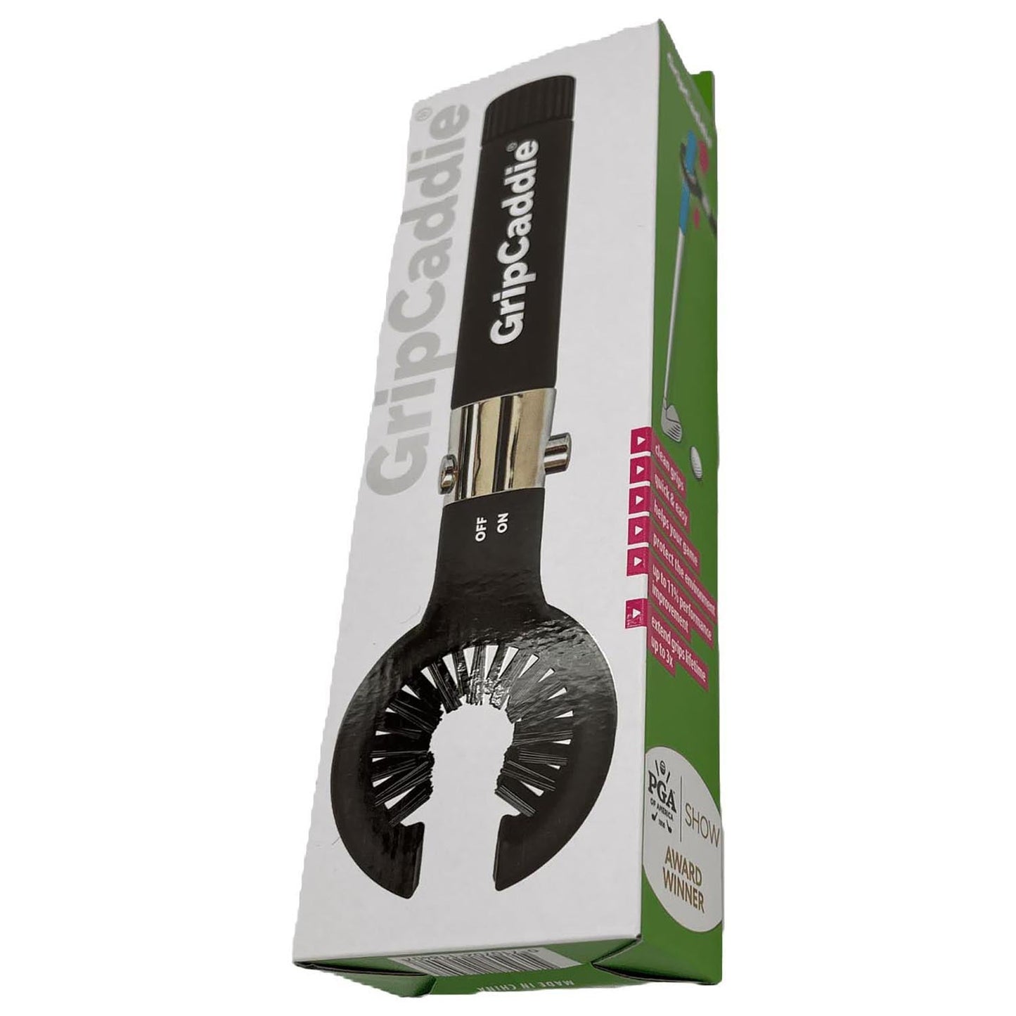 GripCaddie - Cepillo de Limpieza para Palos de Golf