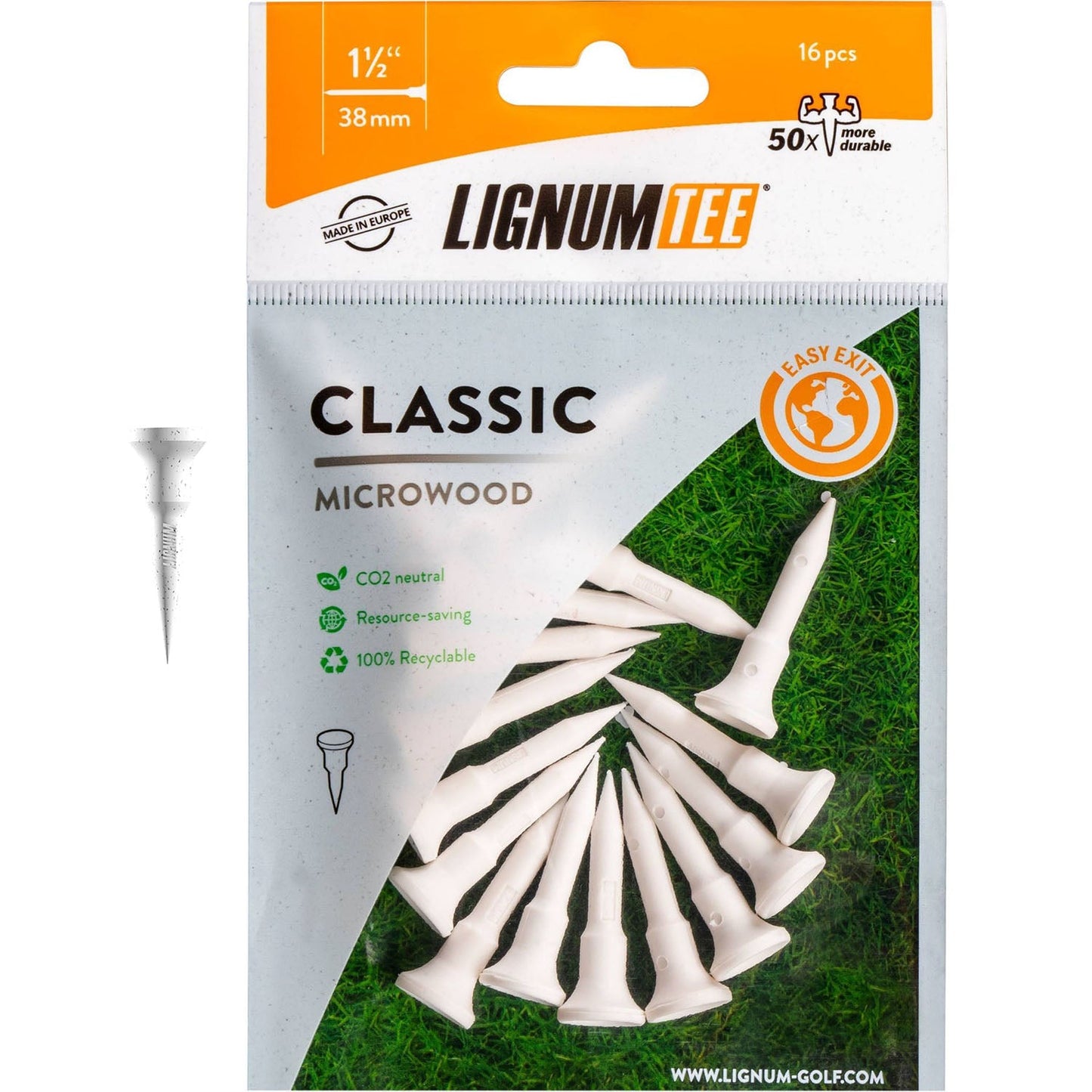Lignum Classic Golf Tees - Korvel