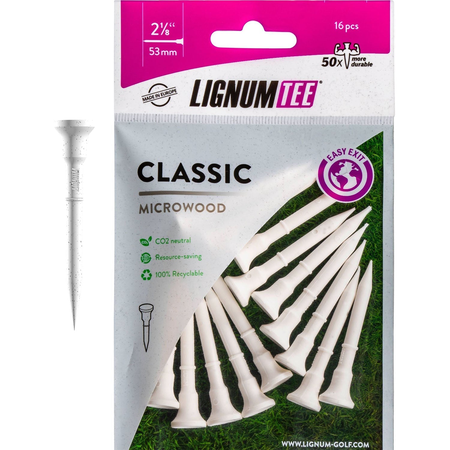 Lignum Classic Golf Tees - Korvel