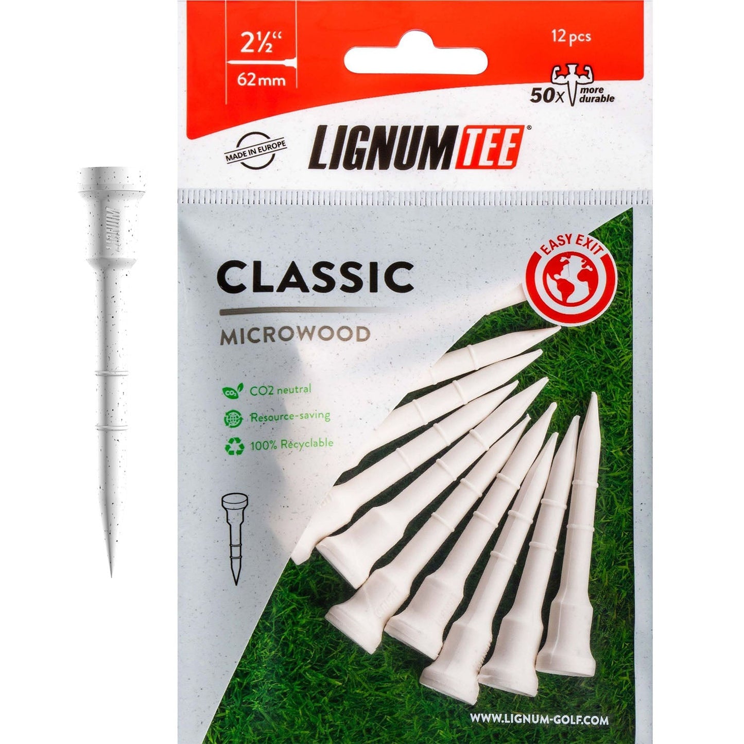 Lignum Classic Golf Tees - Korvel