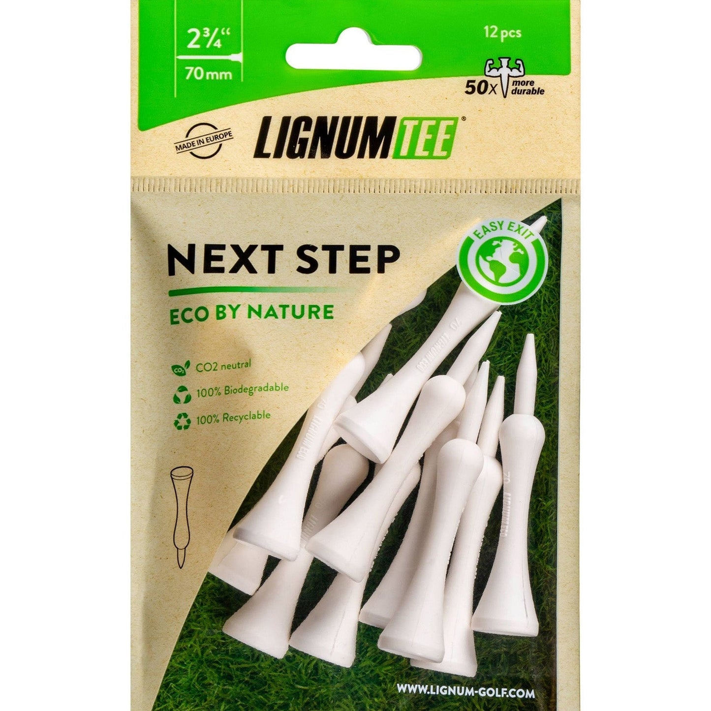 Lignum Tee - Eco-Friendly Golf Tees for Performance