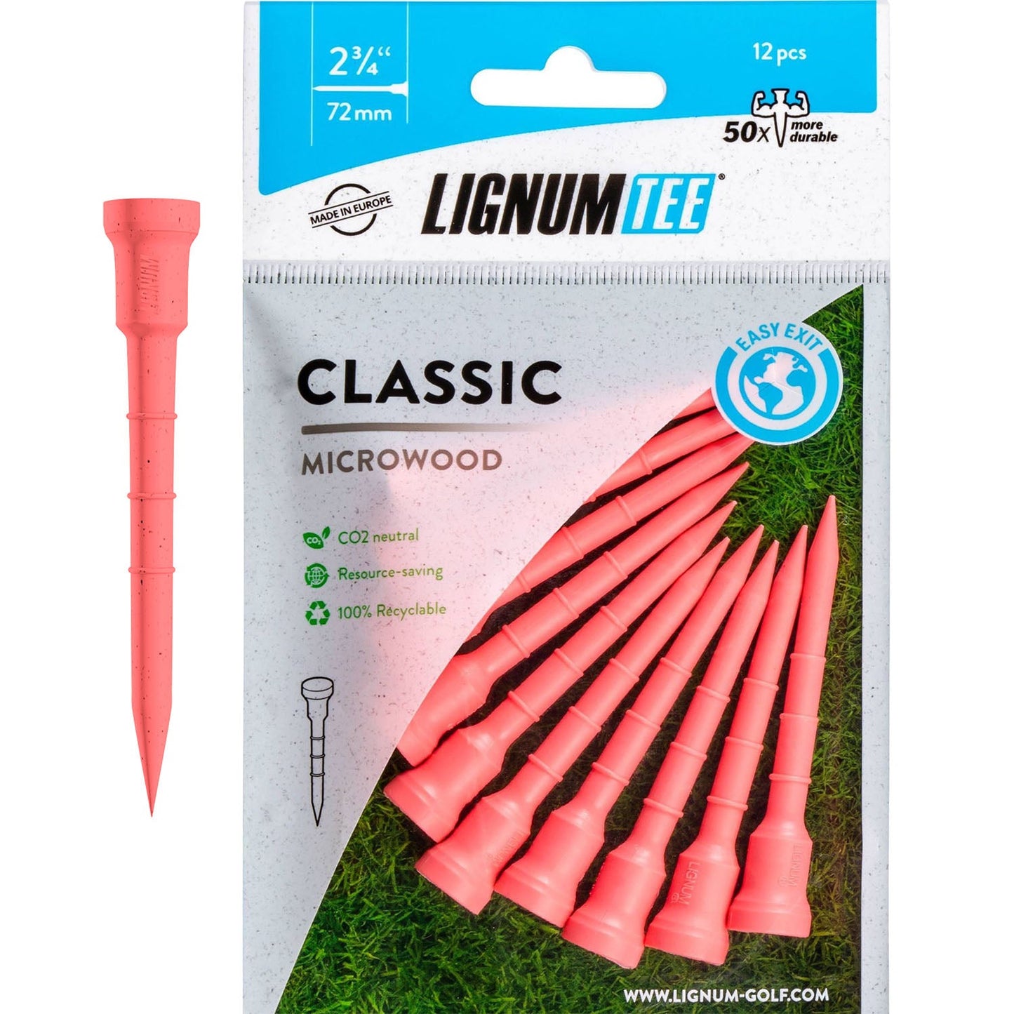Lignum Classic Golf Tees - Korvel