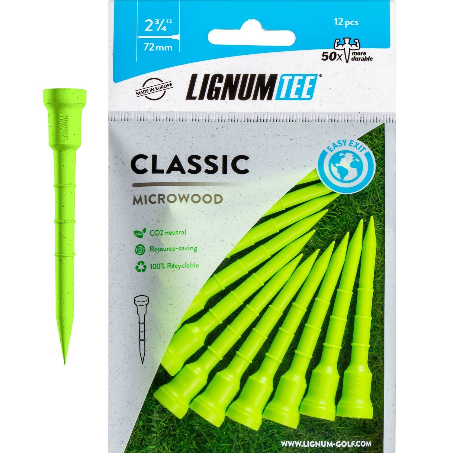 Lignum Classic Golf Tees - Korvel