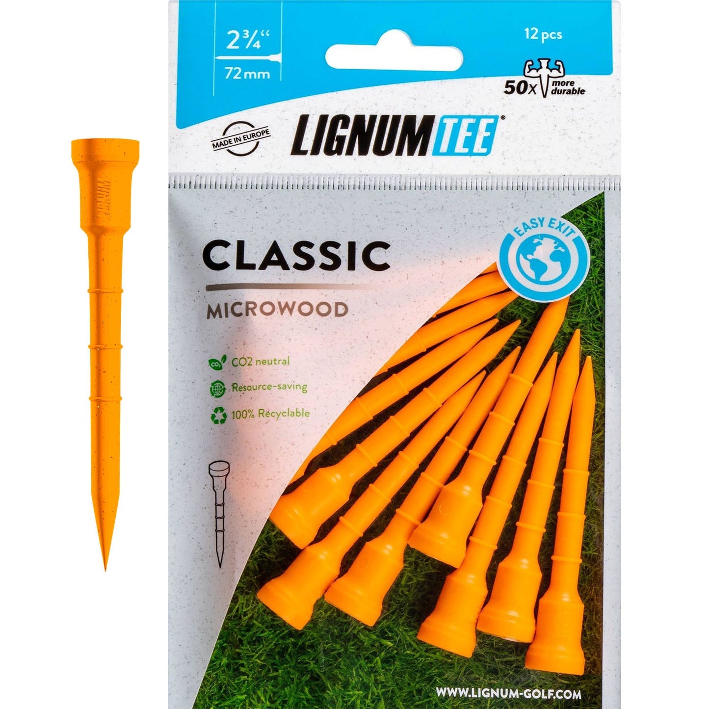 Lignum Classic Golf Tees - Korvel