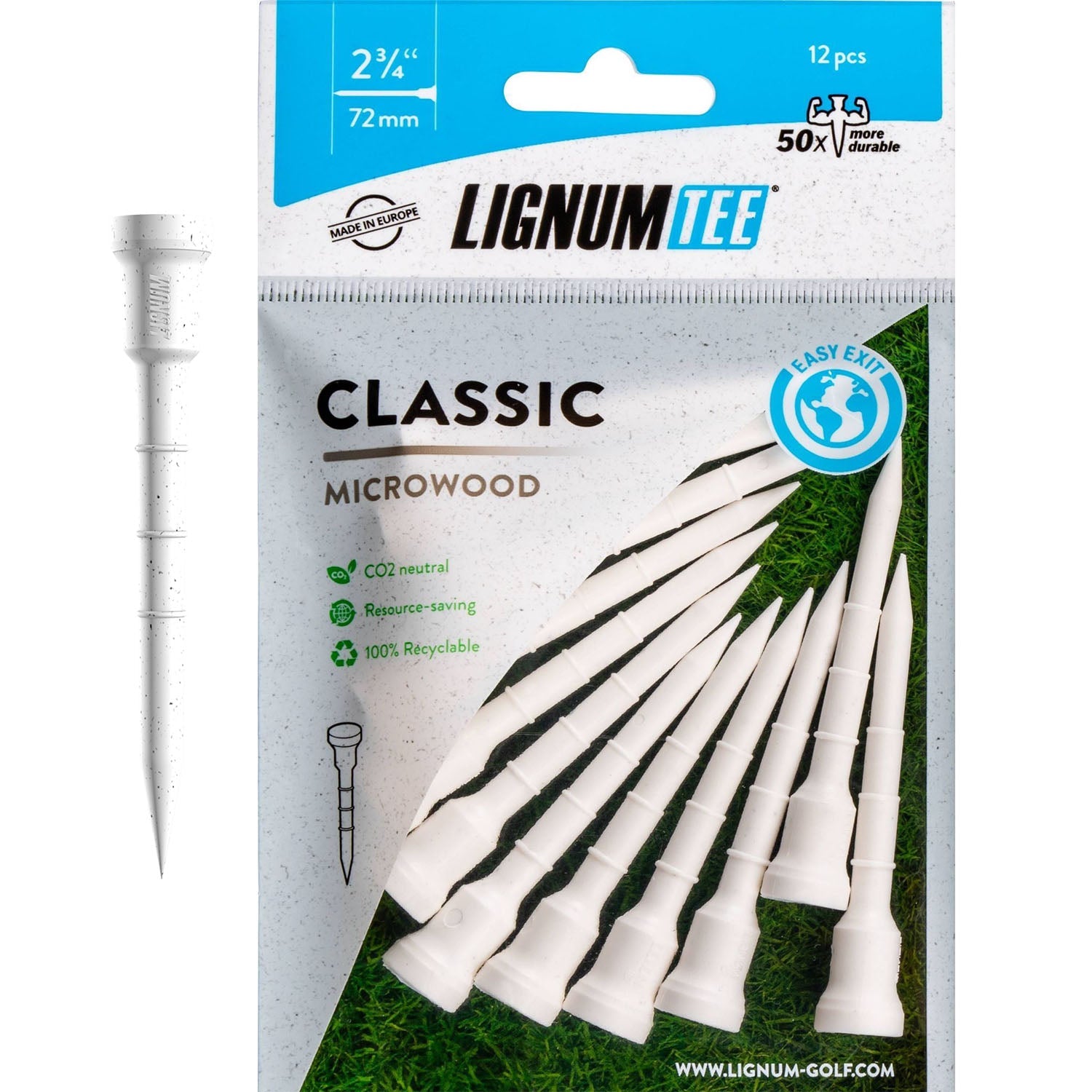 Lignum Classic Golf Tees - Korvel