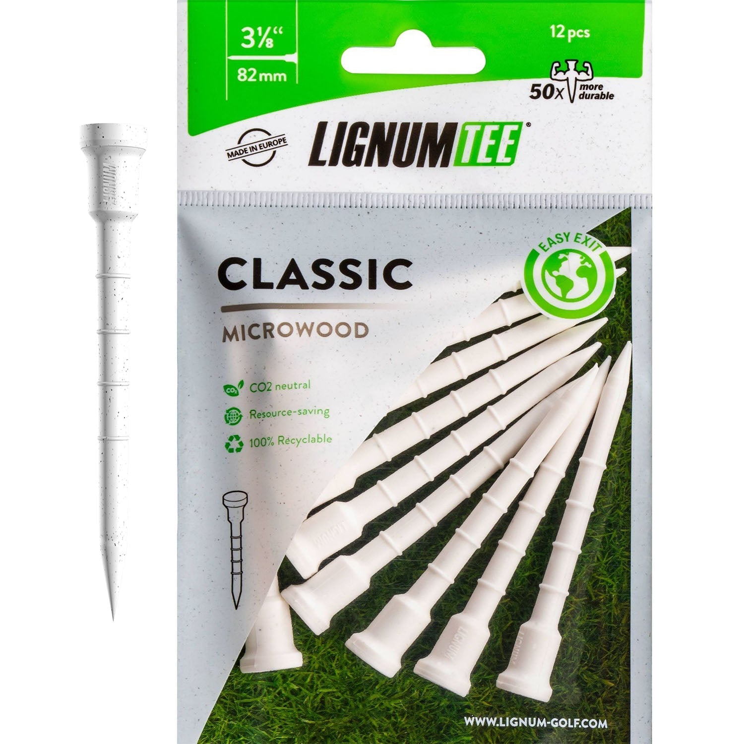 Lignum Classic Golf Tees - Korvel