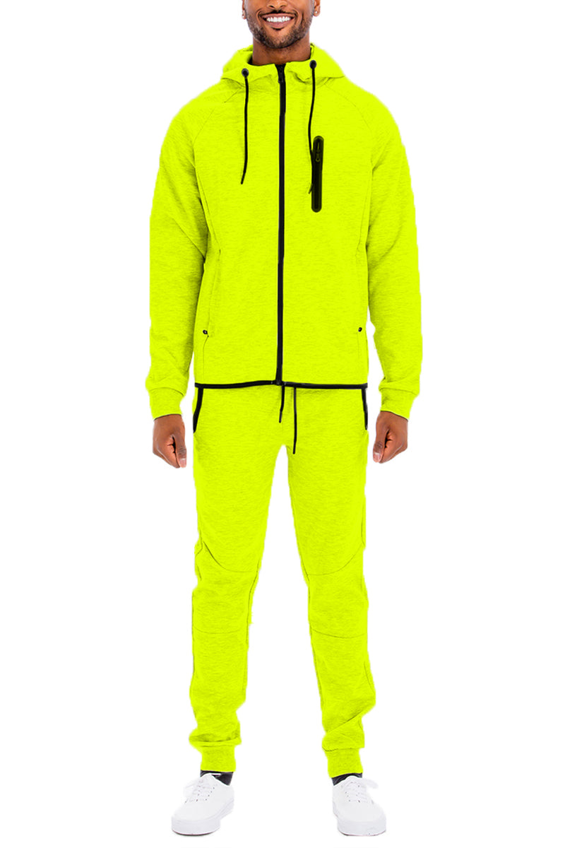 Conjunto de Sudadera Sólido Dinámico