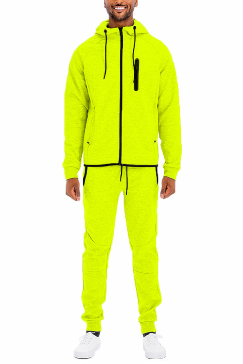 Conjunto de Sudadera Sólido Dinámico