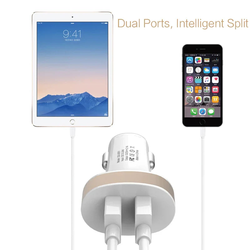 Premium USB Car Charger for Fast Mobile Charging