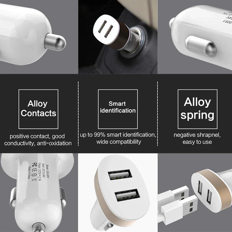 Premium USB Car Charger for Fast Mobile Charging