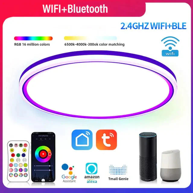 Plafonnier Slim 24W pour Salon