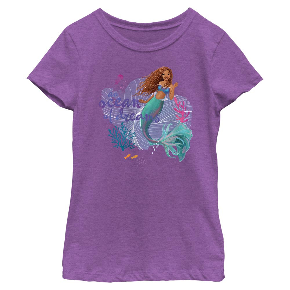 T-shirt de scène Océan de rêves de Disney Ariel pour fille