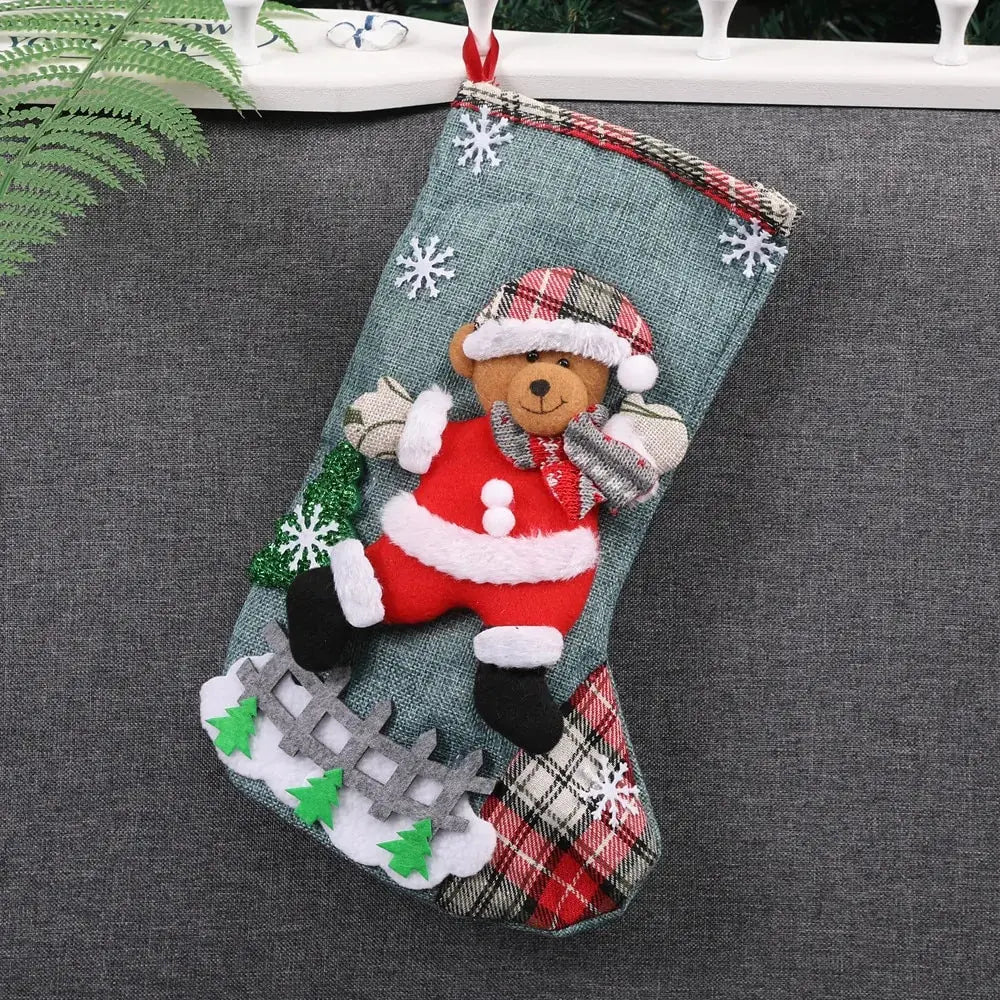 Sacs de bonbons de Noël festifs pour offrir en cadeau