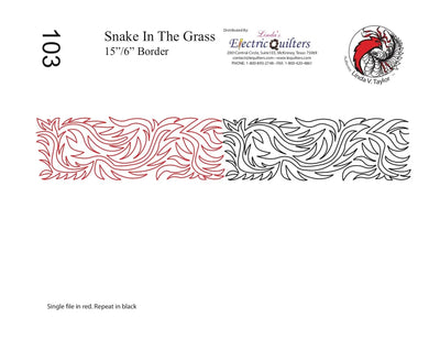 103 Pantógrafo Snake In The Grass de Linda V. Taylor