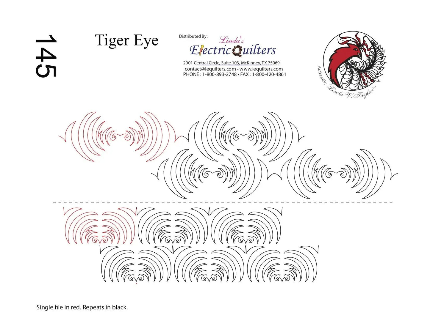Pantographe Tiger Eye 145 par Linda V. Taylor