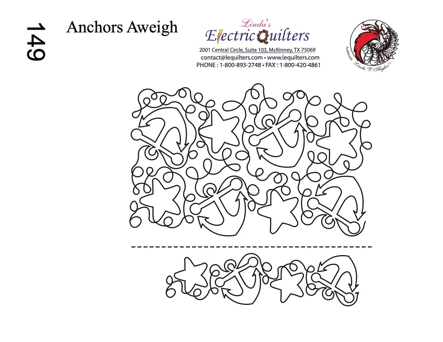 149 Pantógrafo Anchors Aweigh de Linda V. Taylor