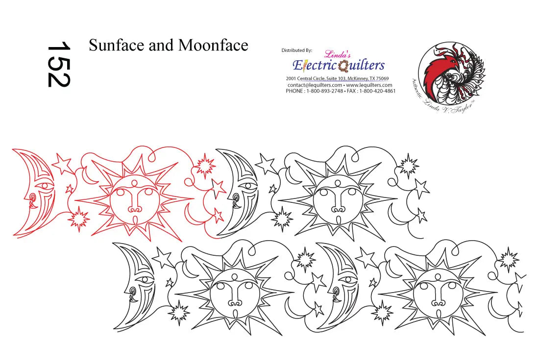 Pantographe 152 Moonface et Sunface par Linda V. Taylor