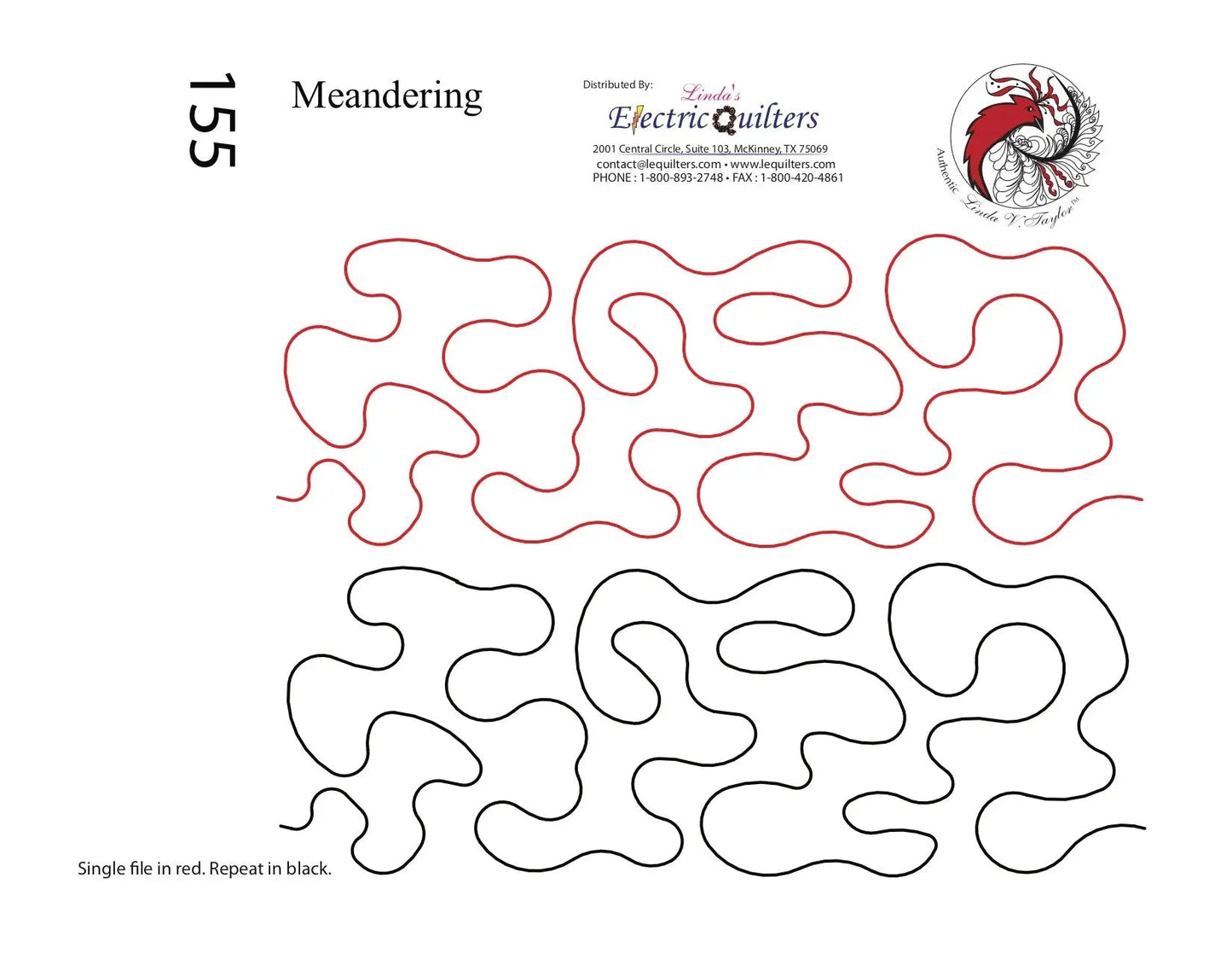 Pantógrafo 155A Meandering de Linda V. Taylor