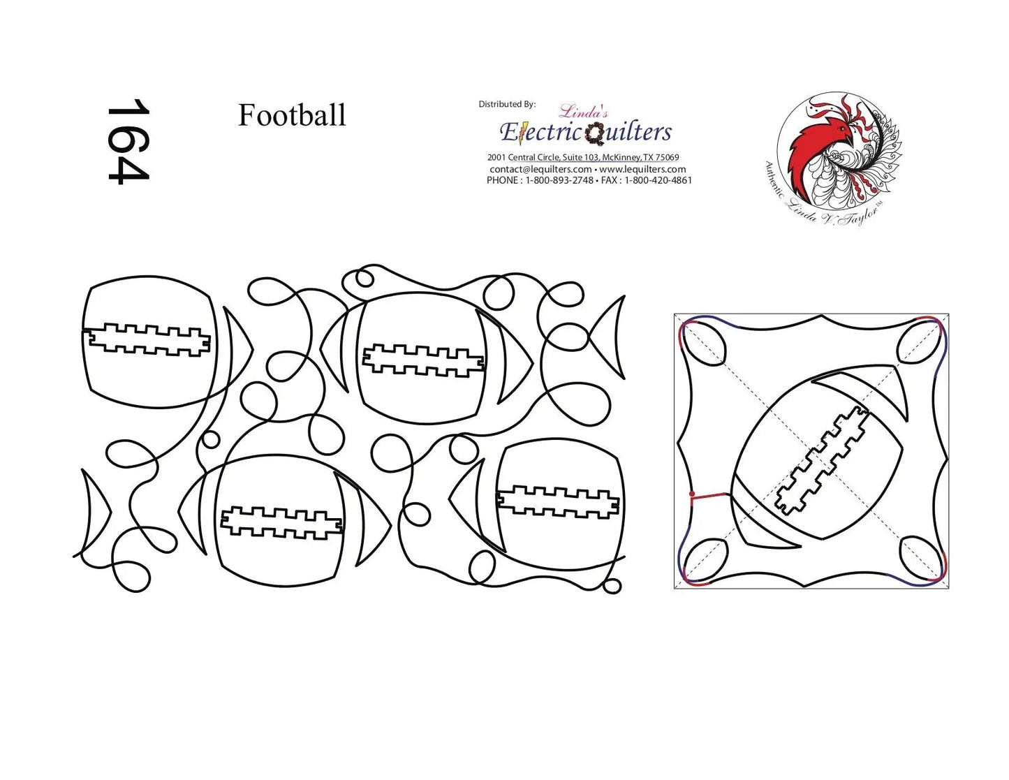 Pantógrafo de Fútbol 164 por Linda V. Taylor