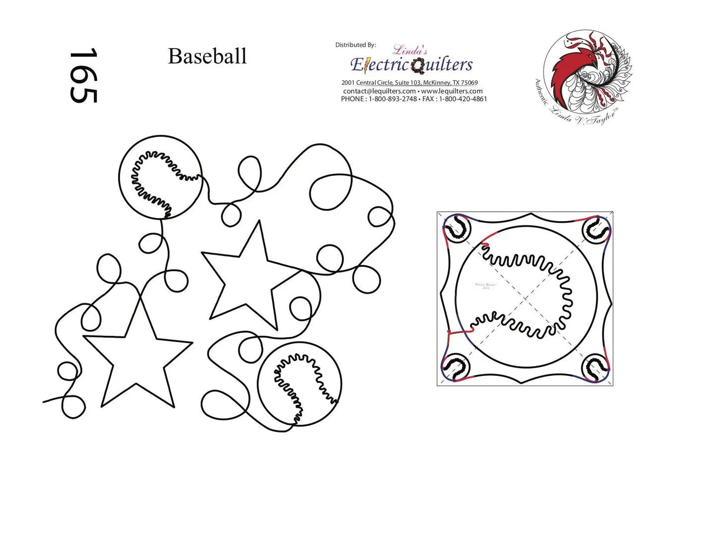 165 Pantógrafo de Béisbol con Bloques por Linda V. Taylor