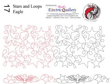 Pantographe Stars and Loops (Aigle) par Linda V. Taylor