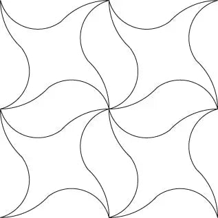 205 Pantógrafo de Semilla de Calabaza Twist por Linda V. Taylor