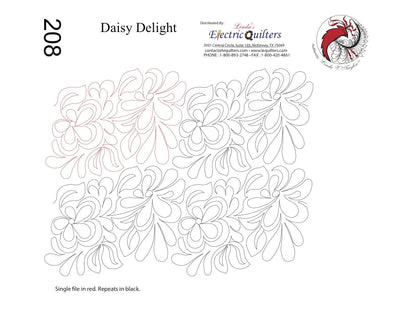 Pantógrafo 208 Daisy Delight de Linda V. Taylor