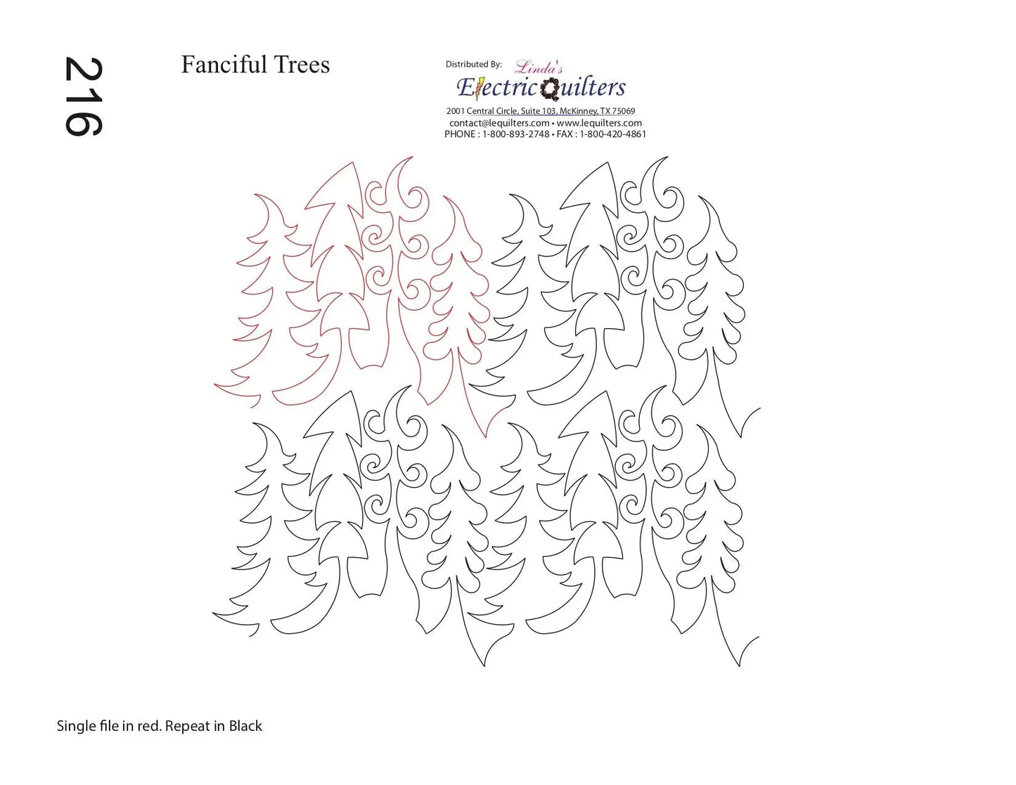 216 Pantographe Arbre Fantaisie par Linda V. Taylor
