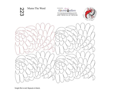 223 Mums The Word Pantographe par Linda V. Taylor