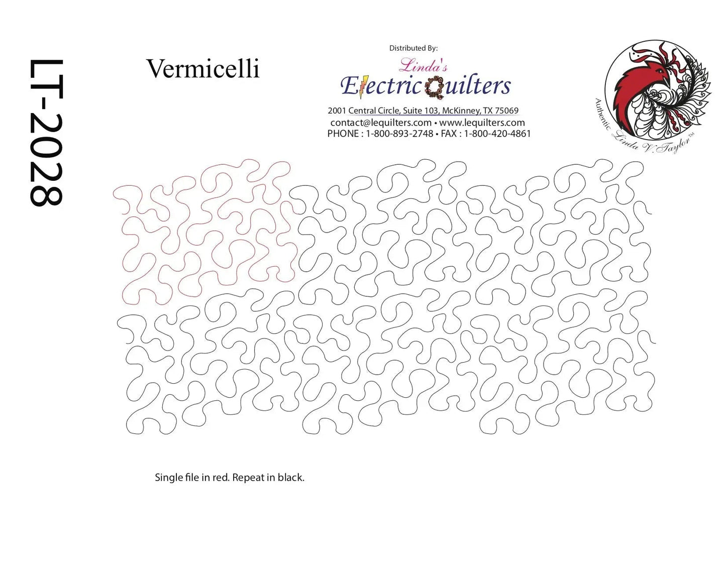 Pantographe Vermicelli 228 par Linda V. Taylor