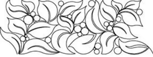 Pantographe 237 Leafy Border par Linda V. Taylor