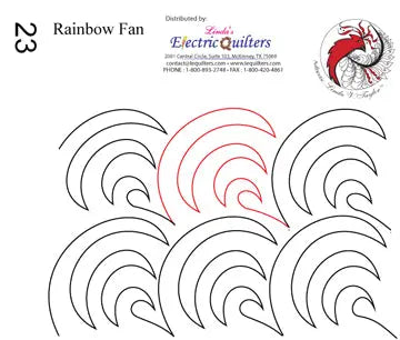 Pantographe Rainbow Fan par Linda V. Taylor