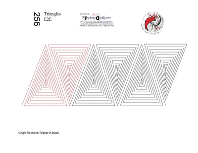 Pantographe 256 Triangles par Linda V. Taylor