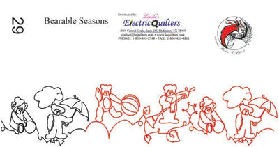 Bearable Seasons Pantograph by Linda V. Taylor