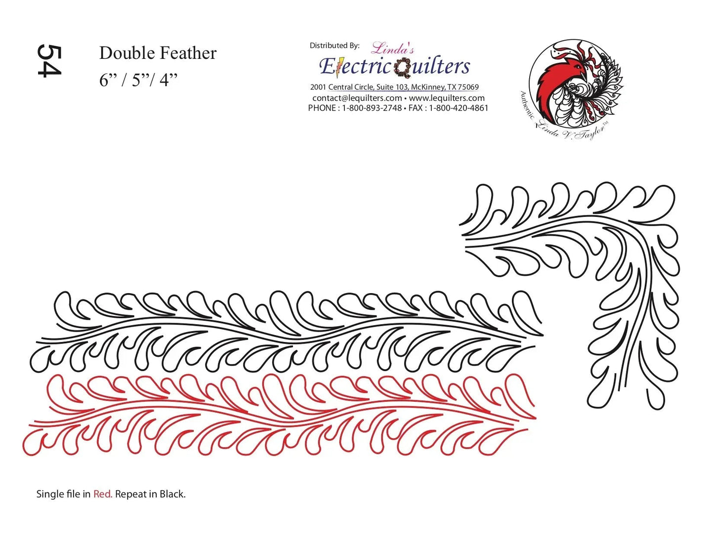 Pantographe Double Plume 054 par Linda V. Taylor