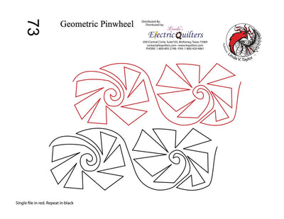 073 Pantógrafo Geométrico de Molinete por Linda V. Taylor