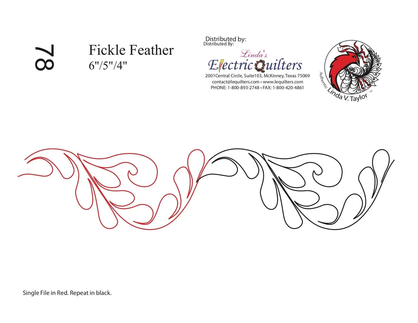 078 Pantógrafo Fickle Feather de Linda V. Taylor