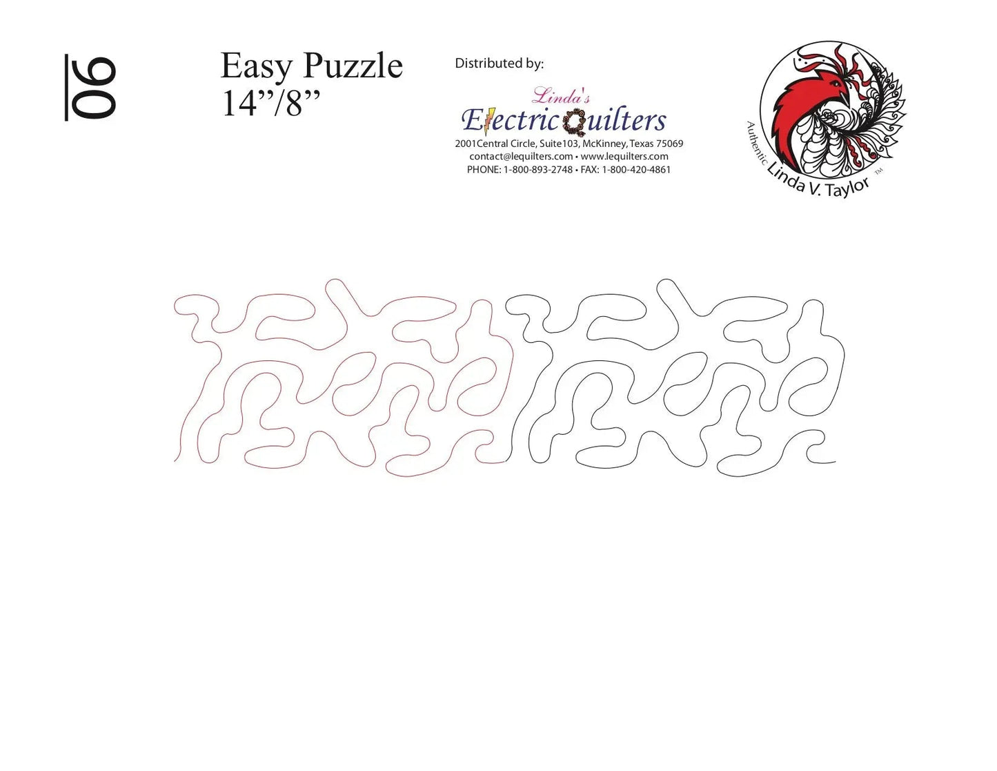 090 Easy Puzzle Pantographe par Linda V. Taylor