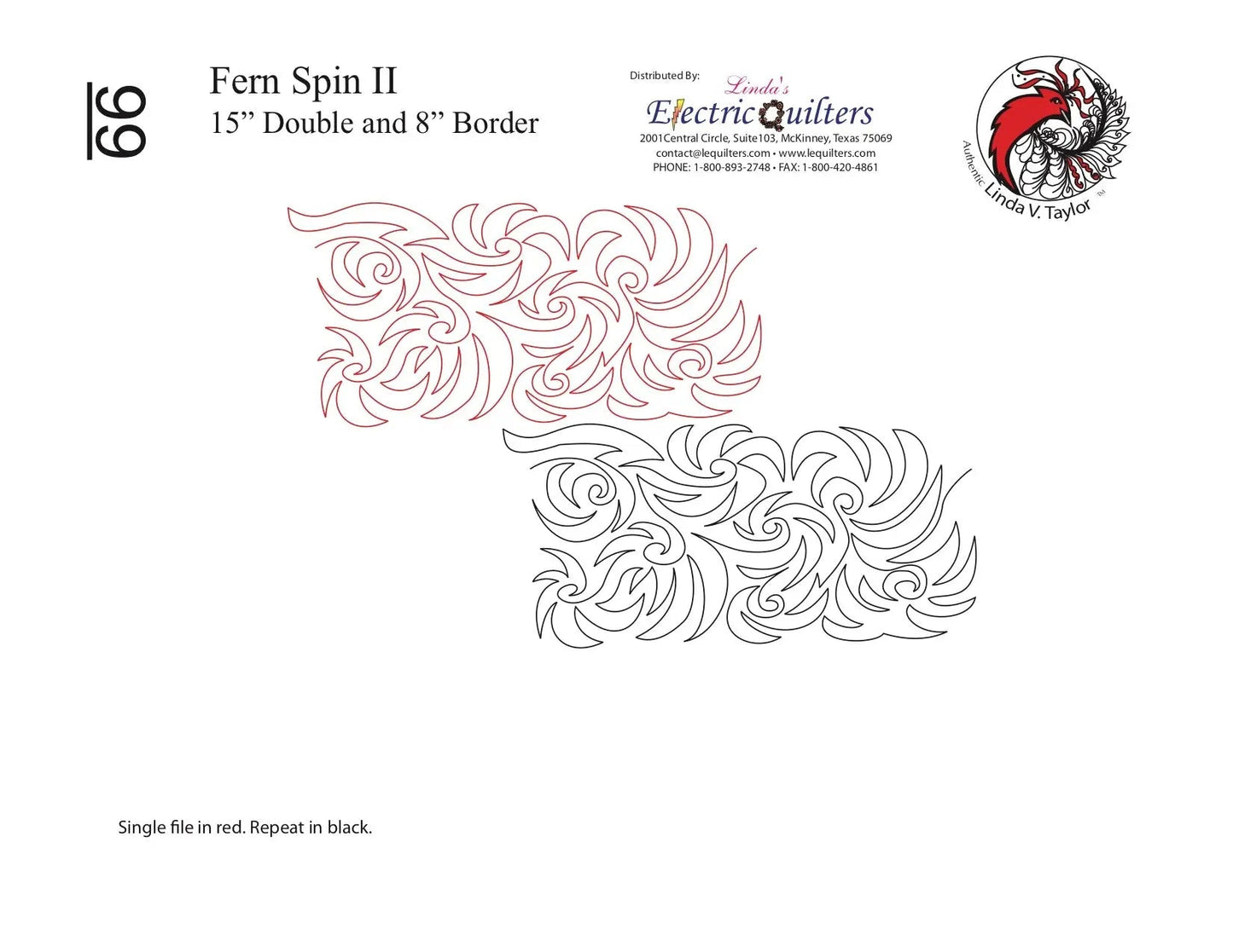 099 Fern Spin Pantographe par Linda V. Taylor