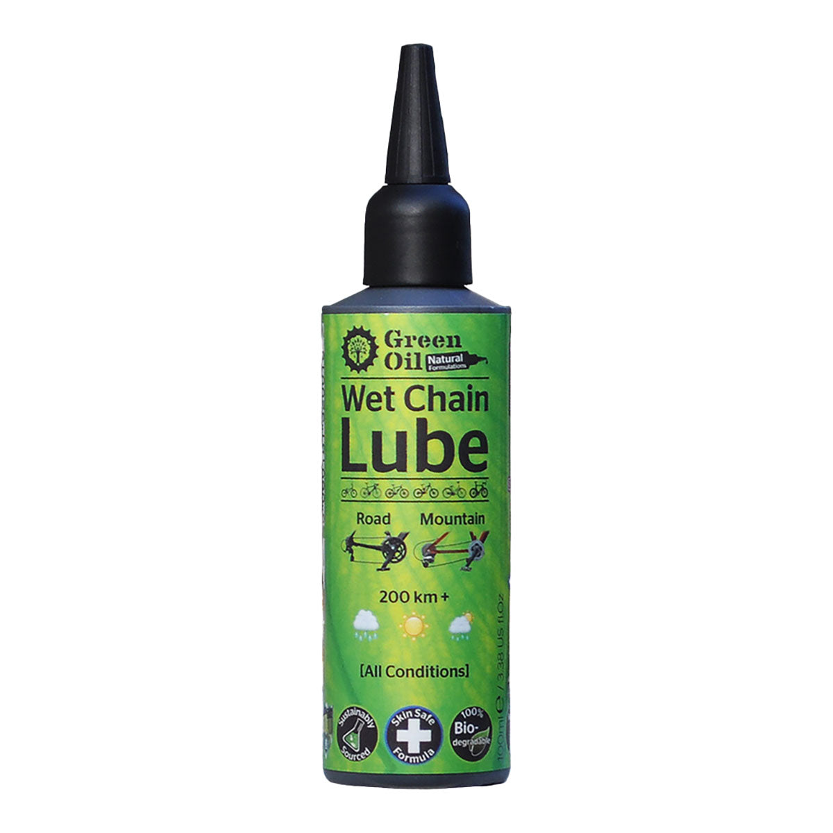 Green Oil - Wet Chain Lube - 100 ml - Korvel