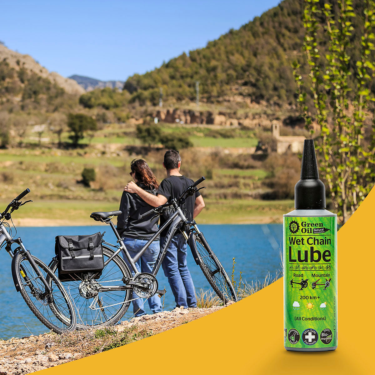 Green Oil - Wet Chain Lube - 100 ml - Korvel